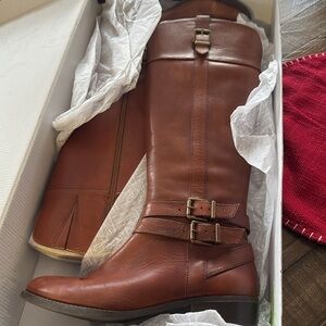 Brown Leather Women's Boots